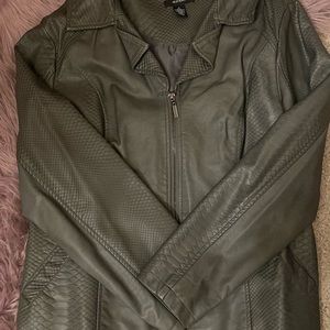 Faux Leather Jacket